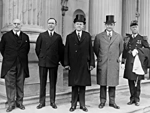 Coolidge: Calvin Coolidge in front of the Capitol, 1927