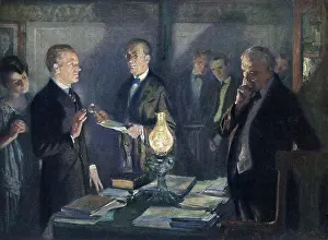 Administered: Calvin Coolidge taking the oath of office ?