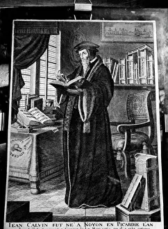 Noyon: Calvin, John, 10.7.1509 - 27.5.1564, French clergyman