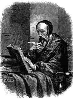 Scheffer: Calvin, John, 10.7.1509 - 27.5.1564, French Protestant