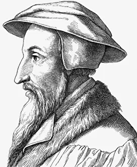 Bechstein: Calvin, John, 10.7.1509 - 27.5.1564, French reformer