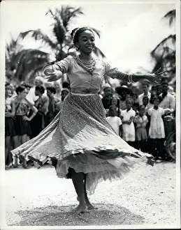 Calypso: Calypso dancing to welcome Princess Margaret, Trinidad