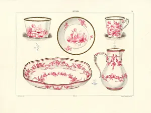 Gillot: Camaieu decoration on Sevres pottery