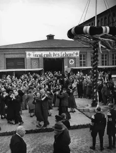 Kindl: Camaraderie celebration on the 1st of May, 1938