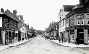Camberley: Camberley, High Street 1906