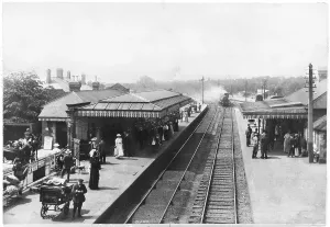 Camberley: CAMBERLEY STATION - 1909