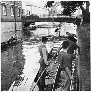 Punts: CAMBRIDGE/BACKS 1956