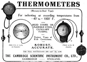 Thermometers: The Cambridge Scientific Instrument
