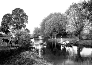 Granta: Cambridge, View on the Granta 1914