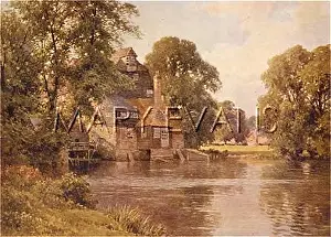 Huntingdonshire: CAMBS SCENERY/OUSE 1909