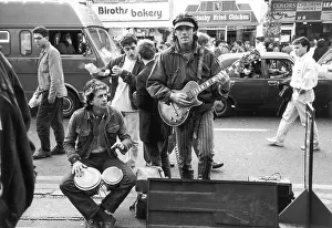 Camden: Camden buskers - 1989