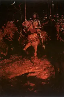Harpers: He Came to her - in his Helmet a Fox Brush