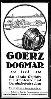 Goerz: Camera lens advert