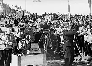 Garmisch: Cameramen at the Olympic Games, 1936