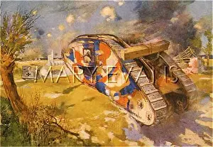 Engages: CAMOUFLAGED TANK