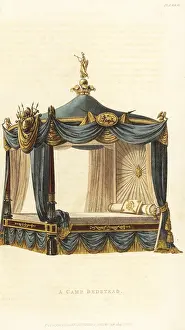Draperies: A camp bedstead for a military officer