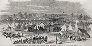 Manassas: Camp of Confederate troops at White Springs