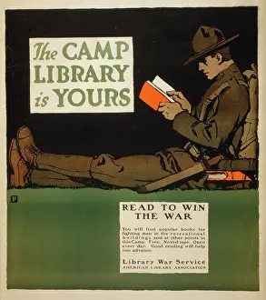 Yours: The camp library is yours - Read to win the war