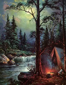 Frying: Camp at Night