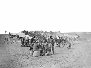Yankee: Camp scene during the American Civil War