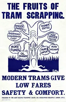 Campaigning: Campaign poster against scrapping trams