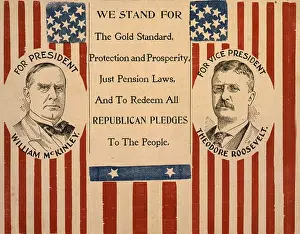 Mone: Campaign poster for William McKinley and ?
