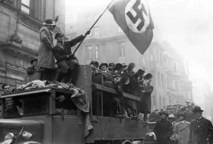 Chants: Campaign ride through the streets of Berlin, 1933