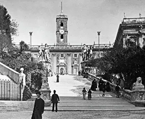 Capitoline: Campidoglio and Senatorial Palace, Rome, Italy