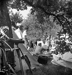 Propped: Camping