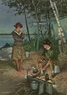 Fries: Camping Couple