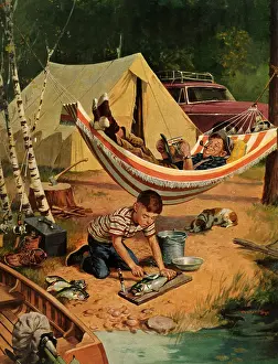 Hammock: Camping Scene