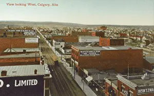 Calgary: Canada - Alberta, Calgary - View looking west