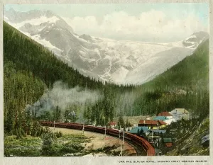 Rockies: Canada - Canadian Pacific Railway, Great Asulkan Glacier