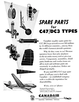 Spares: Canadair - Spares For C47 / DC3