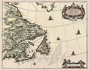 Blaeu: Canadian Coast1662