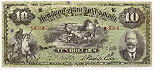 Dollars: Ten Canadian Dollars