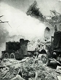 Canadian forces advance into Germany, WW2