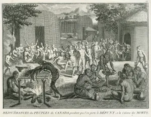 Feasting: CANADIAN FUNERAL 1726