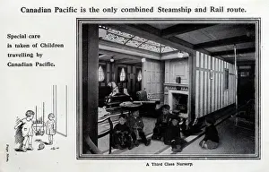 Steamships: Canadian Pacific Third Class Nursery