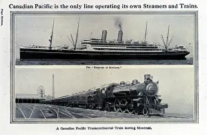 Transcontinental: Canadian Pacific Steamers and Trains