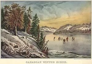Slopes: Canadian Winter Scene