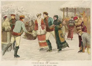 Canadians: Canadians ice skating, 1881