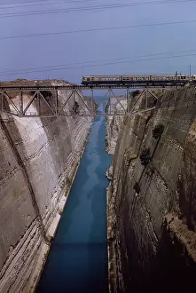 Isthmus: Canal - engineering - Corinth - Greece