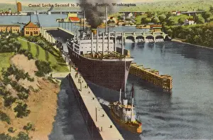 Locks: Canal Locks, Seattle, Washington State, USA