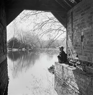 The Norman Synge Waller Budd Collection: Canal Scene