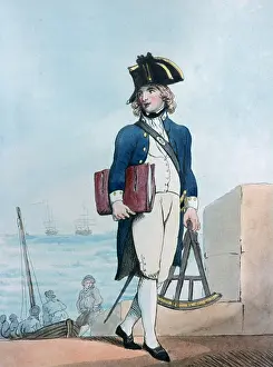 Caricaturist: Candidate for the Marines Artist: Thomas Rowlandson