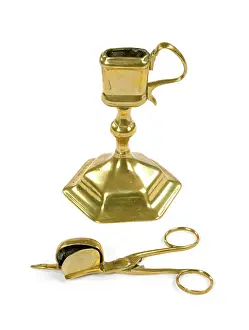Snuffer: Candle snuffer and stand