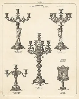 Wurttembergische: Candlelabra and candlesticks