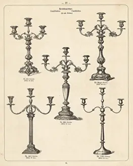 Wurttembergische: Candlelabra and candlesticks