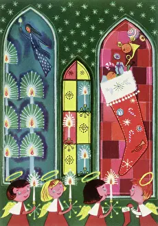 Illustrating: Candles and Stockings